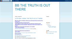 Desktop Screenshot of bbthetruthisoutthere.blogspot.com