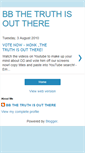 Mobile Screenshot of bbthetruthisoutthere.blogspot.com