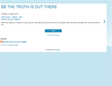 Tablet Screenshot of bbthetruthisoutthere.blogspot.com