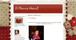 Desktop Screenshot of momsheartblog.blogspot.com