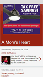 Mobile Screenshot of momsheartblog.blogspot.com