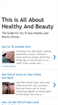 Mobile Screenshot of healthy-beauty-info.blogspot.com