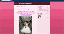 Desktop Screenshot of princessdressrentals.blogspot.com