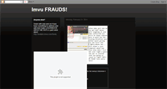 Desktop Screenshot of imvufrauds.blogspot.com