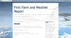 Desktop Screenshot of firstfarmandweatherreport.blogspot.com