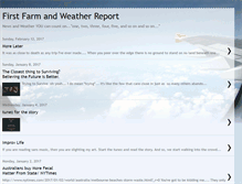 Tablet Screenshot of firstfarmandweatherreport.blogspot.com