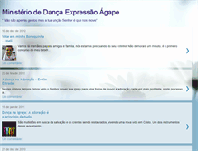 Tablet Screenshot of evelinexpressaoagape.blogspot.com