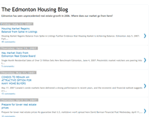 Tablet Screenshot of edmonton-housing.blogspot.com