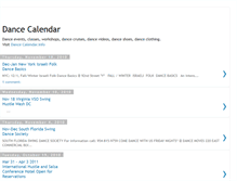 Tablet Screenshot of dancecalendar.blogspot.com