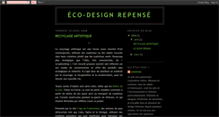 Desktop Screenshot of new-ecodesign.blogspot.com