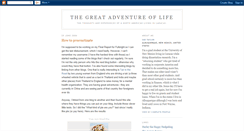 Desktop Screenshot of lifesgreatadventure.blogspot.com