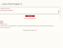 Tablet Screenshot of czymchatabogata.blogspot.com