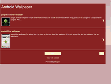 Tablet Screenshot of android-wallpaper-bm.blogspot.com