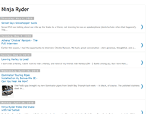 Tablet Screenshot of ninjaryder.blogspot.com