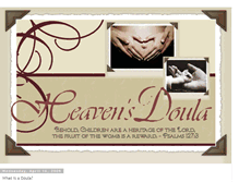 Tablet Screenshot of heavensdoula.blogspot.com