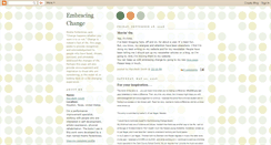 Desktop Screenshot of embracingchangeaward.blogspot.com