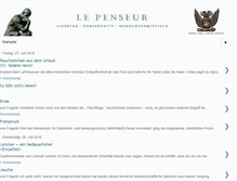 Tablet Screenshot of lepenseur-lepenseur.blogspot.com