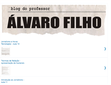 Tablet Screenshot of professoralvarofilho.blogspot.com