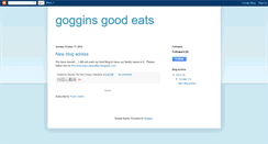 Desktop Screenshot of gogginsgoodeats.blogspot.com