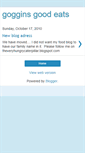 Mobile Screenshot of gogginsgoodeats.blogspot.com