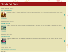 Tablet Screenshot of floridapetcare.blogspot.com