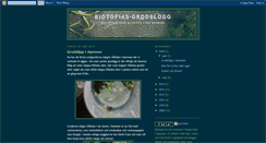 Desktop Screenshot of biotopia-grodblogg.blogspot.com