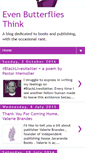Mobile Screenshot of evenbutterfliesthink.blogspot.com