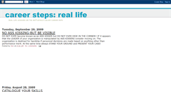 Desktop Screenshot of careerstepsreallife.blogspot.com