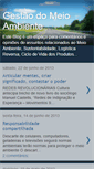 Mobile Screenshot of gestaodomeioambiente.blogspot.com