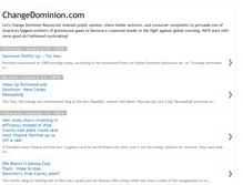 Tablet Screenshot of changedominion.blogspot.com