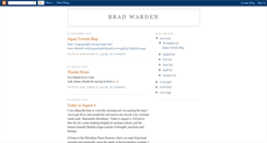 Desktop Screenshot of bradwarden.blogspot.com