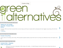 Tablet Screenshot of greenalternativesstore.blogspot.com