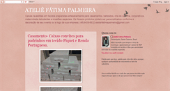 Desktop Screenshot of fatimapalmeira.blogspot.com