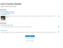 Tablet Screenshot of loriscountrygarden.blogspot.com