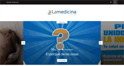 Desktop Screenshot of lamedicinaentuvida.blogspot.com