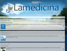 Tablet Screenshot of lamedicinaentuvida.blogspot.com