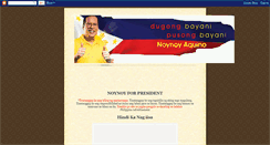 Desktop Screenshot of noynoy2010.blogspot.com