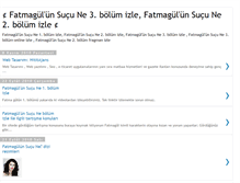 Tablet Screenshot of fatmagulunsucune1bolumizle.blogspot.com