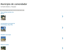 Tablet Screenshot of municipiodecomendador.blogspot.com