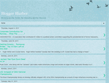 Tablet Screenshot of bloggerblurber.blogspot.com