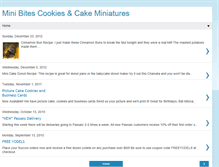 Tablet Screenshot of minibitescookies.blogspot.com