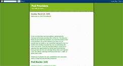 Desktop Screenshot of podproviders.blogspot.com