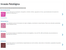 Tablet Screenshot of invasaopatologica2009.blogspot.com