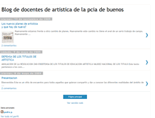 Tablet Screenshot of docentesdeartistica.blogspot.com