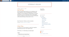 Desktop Screenshot of lmrblog-lynda.blogspot.com