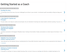 Tablet Screenshot of gettingstartedasacoach.blogspot.com