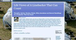 Desktop Screenshot of lifeviewsofalinebackerthatcancount.blogspot.com