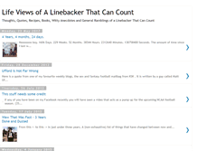 Tablet Screenshot of lifeviewsofalinebackerthatcancount.blogspot.com