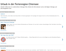 Tablet Screenshot of chiemsee-urlaub.blogspot.com