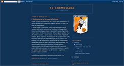 Desktop Screenshot of acambrosiana.blogspot.com